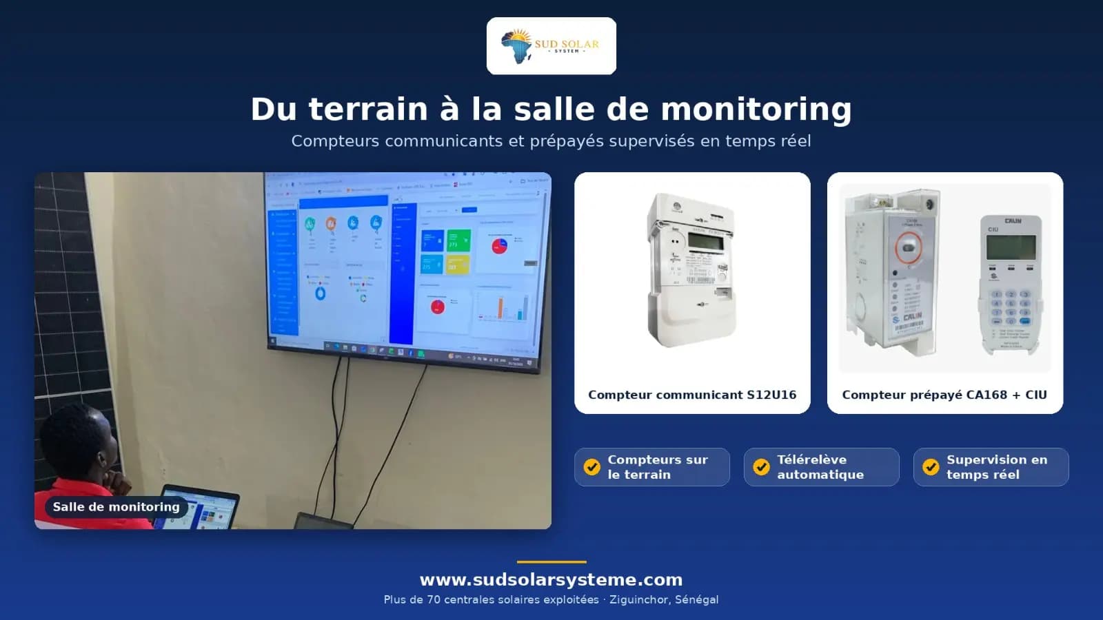 Du terrain à la salle de monitoring : compteurs communicants et prépayés supervisés en temps réel