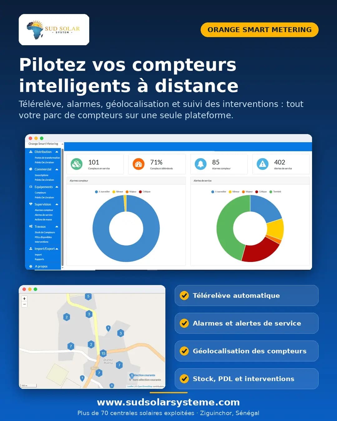 Pilotage des compteurs intelligents à distance